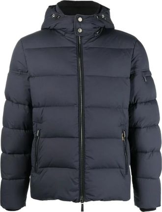 Moorer Brett Bomberjack - Heren - Gewatteerde jassen - Blauw - 3XL - Jassen