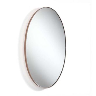 Oresteluchetta Specchio da parete ovale rame lucido 80x45 Ryan Copper