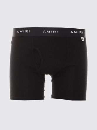 Amiri Stretch Cotton Boxer Trunks with Elasticated Logo Waistband