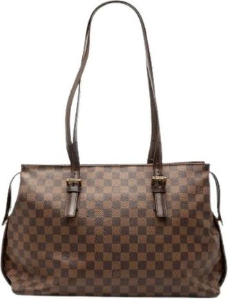 Louis Vuitton Pre-owned Tote Bags, female, Brown, Size: ONE SIZE Pre-owned The Chelsea Tote Bag