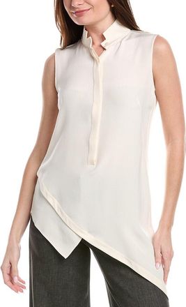 Akris Silk Drape Blouse
