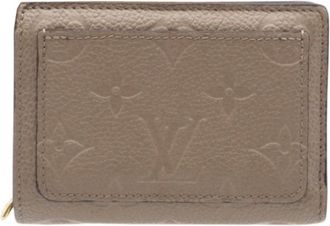Louis Vuitton Empreinte Beige Leather Wallet (Bi-Fold) (Pre-Owned)