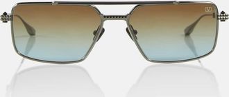 Valentino V-Sei aviator sunglasses