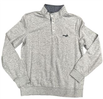 Perry Ellis Mens Heather Sweater In Grey