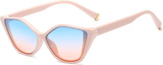Generic Cat Eye Sunglasses for Men and For Women Outdoor Vacation Beach (Color : G, Size : Medium)