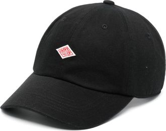 Danton logo-patch cotton-twill baseball cap - men - Cotton - One Size - Black
