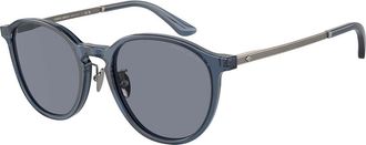 Giorgio Armani AR8196F Asian Fit 603519 Mens Sunglasses Blue Size 51