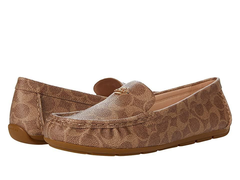 Coach Womens Size 9B SHAINE SIGNATURE BROWN KHAKI MONOGRAM