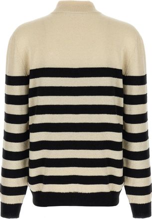 Balmain Mens Bicolor Wool Cardigan Clothing