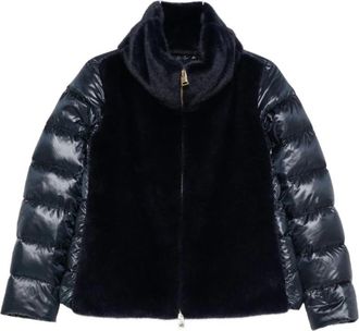 Herno Gewatteerde jas - Dames - Gewatteerde jassen - Blauw - S - Nylon - Jassen