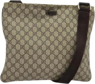 Gucci Pre-owned Plastic Cross Body Bag - Dames - Vintage Schoudertas - Beige - ONE Size - Vintage