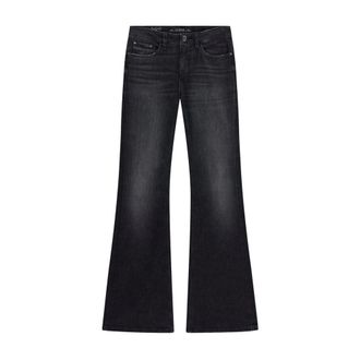 Guess Jeans Beverly a Vita Bassa Svasati - - Jeans - Donna - Nero - W31