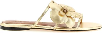 Zimmermann Gouden Leren Slippers