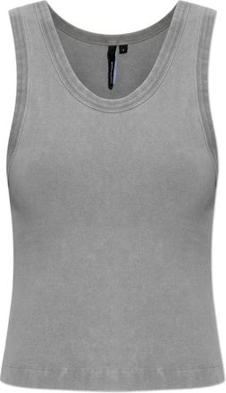 Entire studios Sleeveless Tops, female, Gray, Size: 2XS Cropped Top