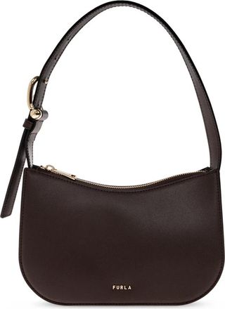 Furla Schoudertas Sara Small - Dames - Schoudertassen - Bruin - ONE Size - Leer - Tassen