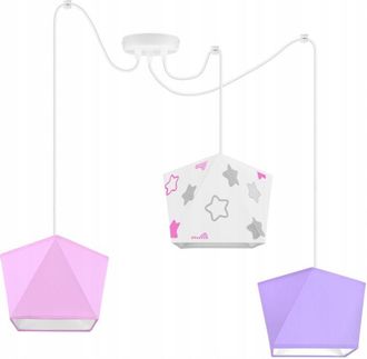 OEM L&aacute;mpara De Techo Infantil Colgante Loft, Pantalla Ara&ntilde;a