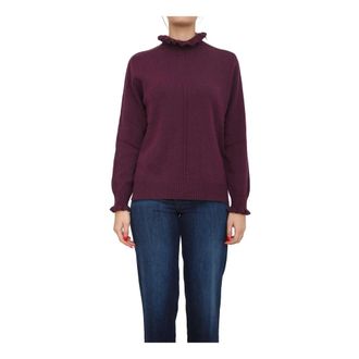 Twinset Lupetto - Dames - Coltruien - Rood - S - Wol - Truien & Vesten
