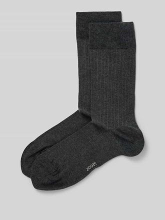 Joop Socken mit Strukturmuster Modell MEN PREMIUM ESSENTIAL in Anthrazit Melange, Größe 39-42
