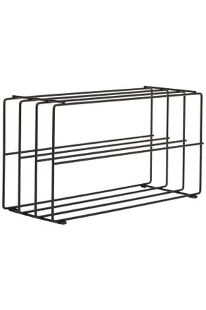 MID.YOU Mid.you Schuhregal, Schwarz, Metall, 73x40x28.5 cm, erweiterbar, Garderobe, Schuhaufbewahrung, Schuhregale