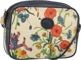 Gucci Pre-owned Vintage Cross Body Bag - Dames - Vintage Schoudertas - Veelkleurig - ONE Size - Leer - Vintage