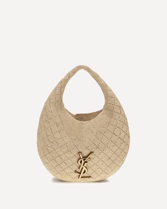 Saint Laurent Borsa a Spalla Icare Hobo in raffia Woman UNI