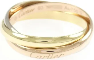 Cartier Yellow Gold (18K) Pink Gold (18K) White Gold (18K) Band Ring (Pre-Owned)