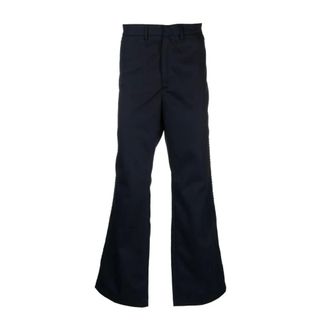 Wales Bonner Wales Bonner, Broeken, Heren, Blauw, L, Katoen, Delaney Broeken