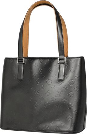 Louis Vuitton Monogram Mat Black Noir Monogram Mat Handbag Shoulder Bag Tote Bag (Pre-Owned)