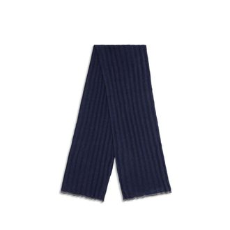 Brunello Cucinelli Mens Blue Cashmere Foulard Accessory