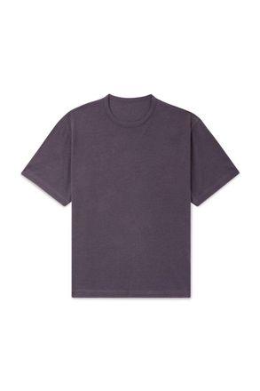Stòffa Cotton and Silk-Blend Piqué T-Shirt