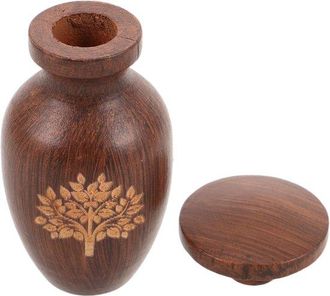 OEM Urna Para Mascotas Para La Cremaci&oacute;n De Un Gato, Recuerdo Para Mascotas &Aacute;rbol De La Vida, Recuerdo De Madera, Monumento Marr&oacute;n De Madera