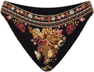Camilla Slip bikini Stitched In Time a fiori - Nero