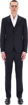 Tagliatore Bruce Super 110S Wool Smoking Jacket