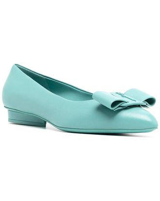 Ferragamo Viva Leather Ballet Flat