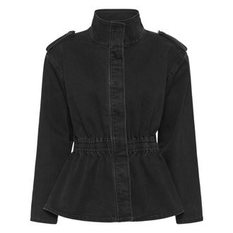 MY ESSENTIAL WARDROBE Denim Jacket - Dames - Jassen - Zwart - Maat: XS Denim