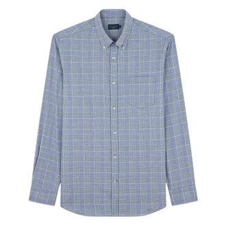 Paul & Shark Blauw 15313034r - Heren - Casual Overhemden - Blauw - 5XL - Overhemden