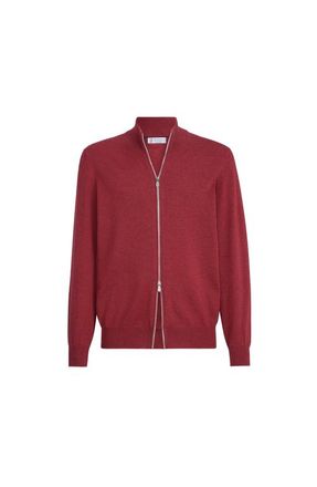 Brunello Cucinelli Cashmere cardigan in Cherry at Nordstrom, Size 44 It