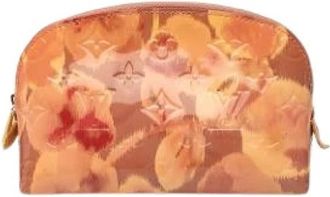 Louis Vuitton Pre-owned Cosmetic Pouch - Dames - Vintage Accessoires - Roze - ONE Size - Leer - Vintage
