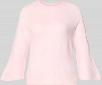 Only Oversized Strickpullover mit 3/4-Arm Modell SIMONI in Rosa, Gr&ouml;&szlig;e XL