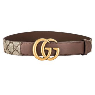 Gucci GG Belt With Double G Buckle, Size 100