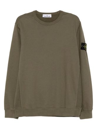 Stone Island Compass-motif sweatshirt - Green