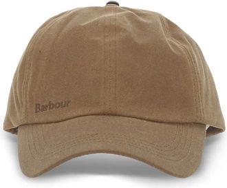 Barbour Cappello da baseball con logo - Marrone