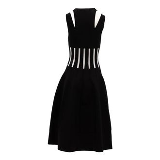Alexander McQueen Dames, Jurken, Zwart, Maat: S Viscose