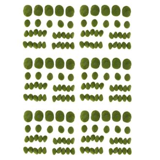 OEM 180 Piezas, Serie 3 Tama&ntilde;os, Rocas Decorativas De Musgo Artificial, Bolas De Musgo Verde, Para Arreglos Florales, Jardines Y Manualidades