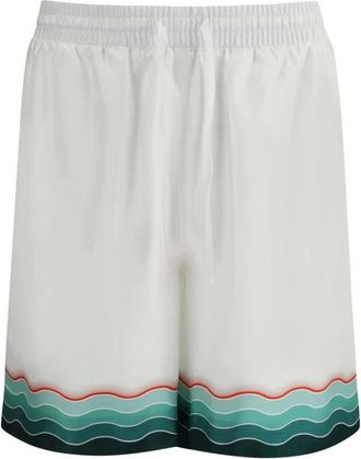 Casablanca Hombre, Pantalones cortos, Blanco, Talla: L