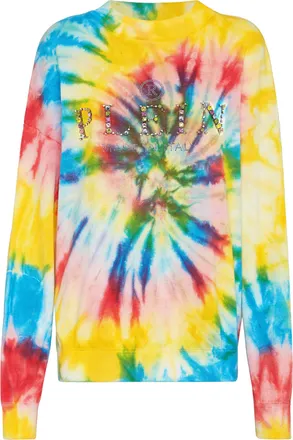 Philipp Plein Pullover Round Neck LS Tie dye