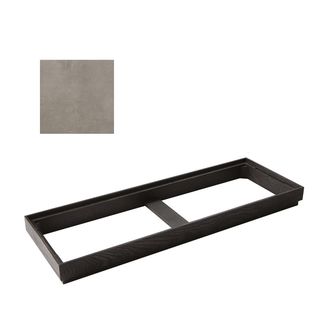 Abert Dark Domino frame set with stoneware 20x60xH5