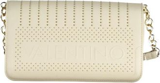 Valentino Verstelbare Schoudertas met Ketting - Dames - Schoudertassen - Wit - ONE Size - Tassen