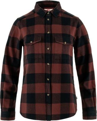 Fjällräven Övik Heavy Flannel Shirt Hemd für Damen | braun