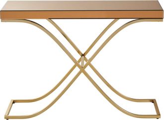Premier Housewares Interiors by Premier Poised And Graceful Design Brown Console Table, Strong And Durable Hallway Table, Versatile Modern Table